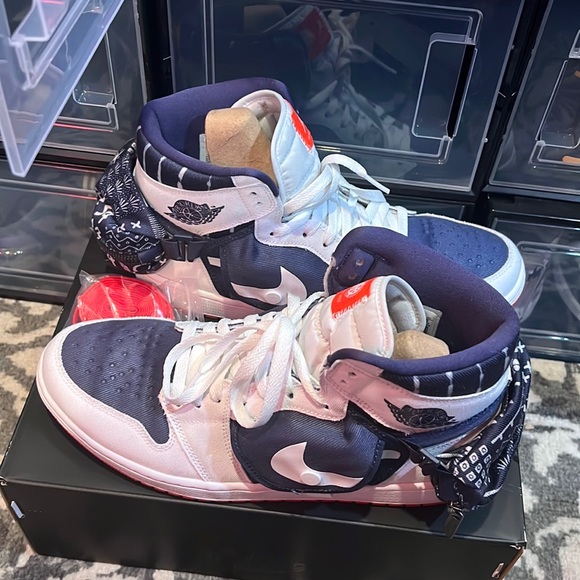 Air Jordan 1 Utility Q- Orginal Price $190--1 YEAR Ago! Current-(UP-UP-UP) 👟 - Picture 6 of 10